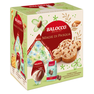 Colomba uovo di cioccolata e ovetti magie di pasqua  500 gr