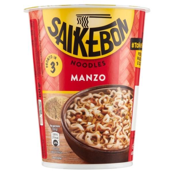 Noodles Cup Manzo Saikebon 60 g Noodles Cup Manzo Saikebon 60 g