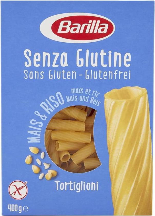 barilla pasta tortiglioni senza glutine barilla 400 gr - foto 1