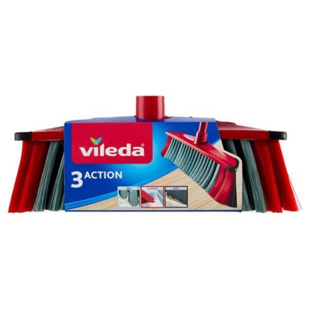 vileda scopa 3 action senza manico vileda - foto 1