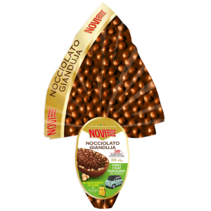 Uovo di pasqua nocciolato gianduia  450 gr.