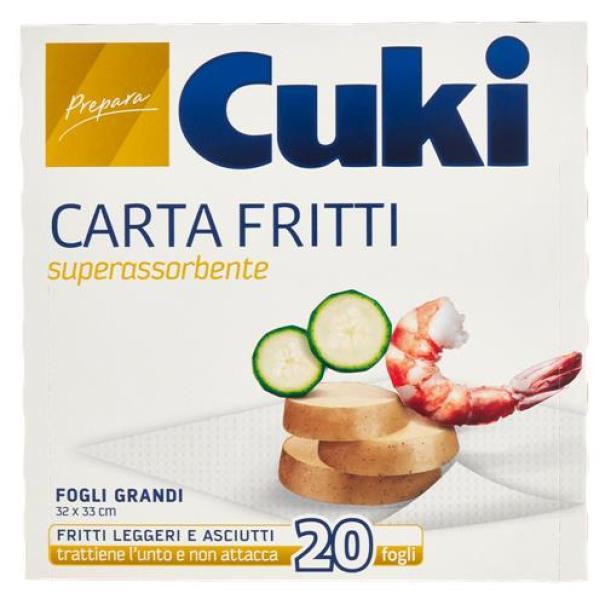 cuki fogli di carta per fritti cuki 20 fogli - foto 1