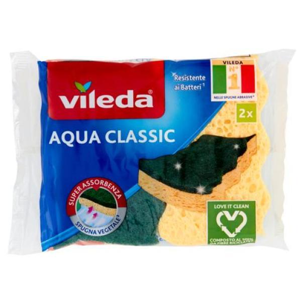 Aqua Spugna Abrasiva Antibatterica da Cucina Vileda Aqua Spugna Abrasiva Antibatterica da Cucina Vileda