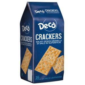 Crackers senza sale aggiunto superficie integrale decò 500 gr