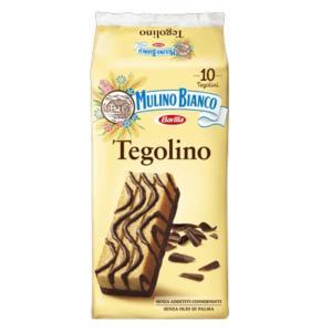 Tortine con farcitura al cacao tegolino  350 gr.