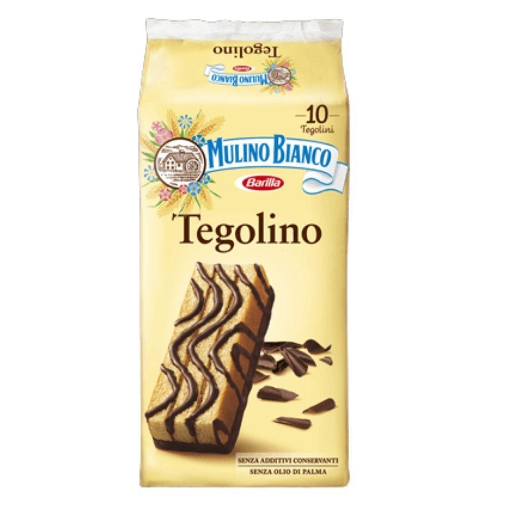 mulino bianco tortine con farcitura al cacao tegolino mulino bianco 350 gr. - foto 1