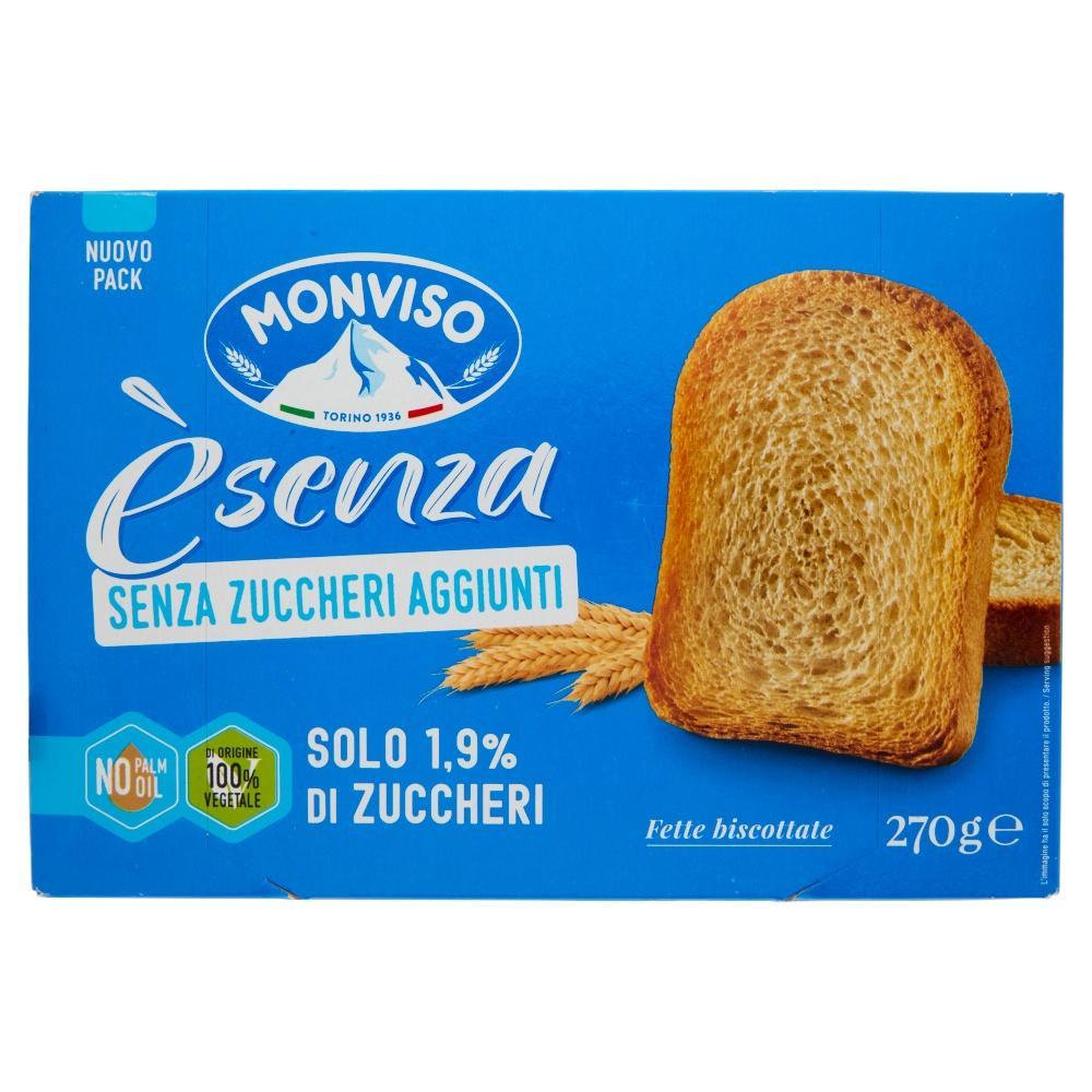 monviso fette biscottate senza zuccheri aggiunti monviso 270 gr. - foto 1