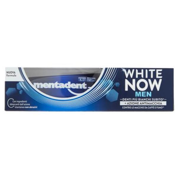 Dentifricio Sbiancante White Now Men Super Pure Mentadent 75 ml