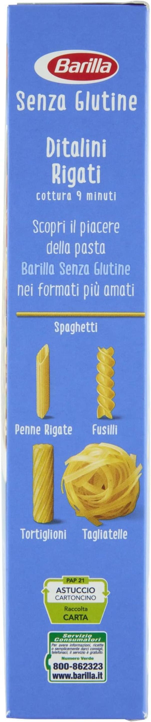 barilla pasta ditalini senza glutine barilla 400 gr - foto 2