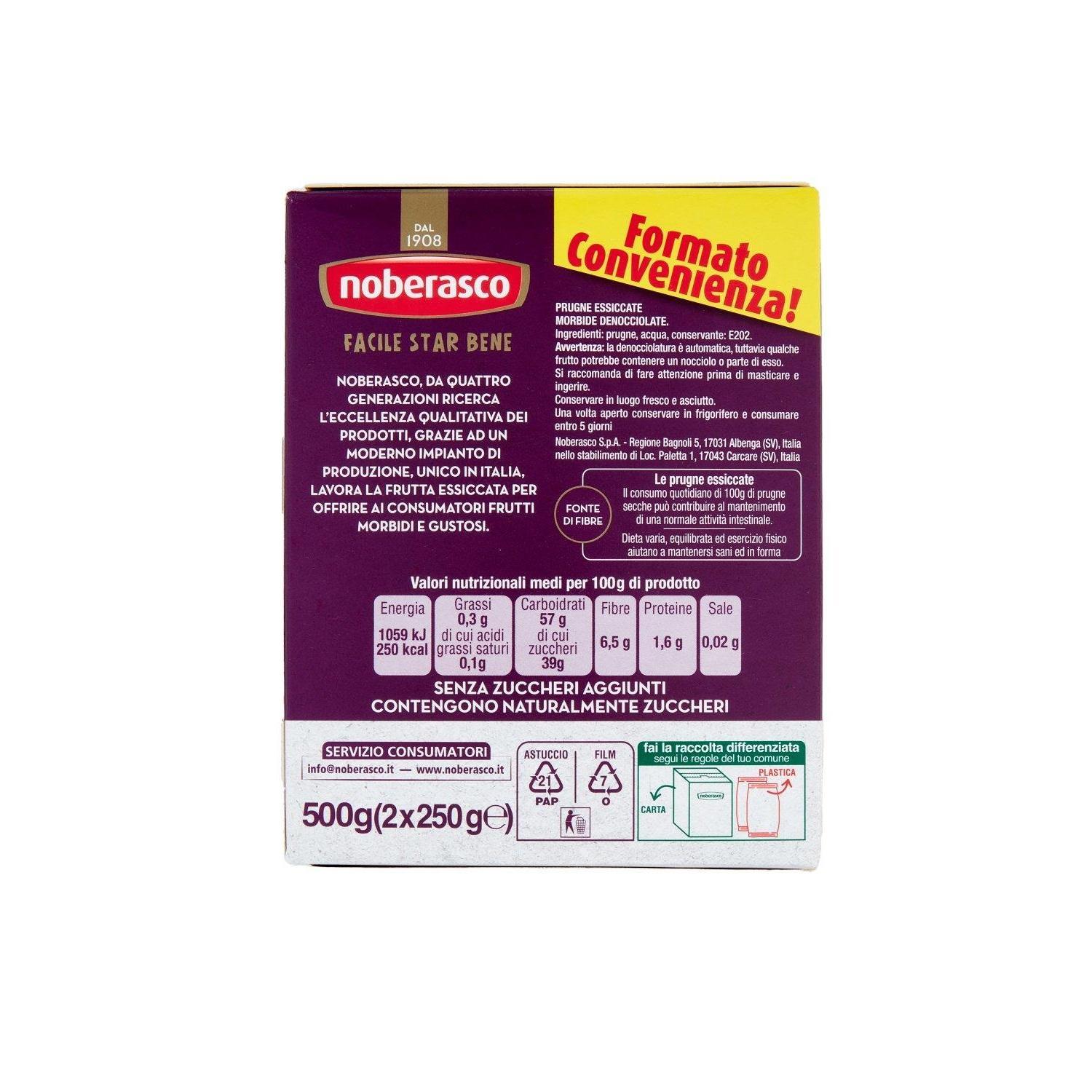 noberasco prugne denocciolate che prugna! noberasco 2x250 gr. - foto 3