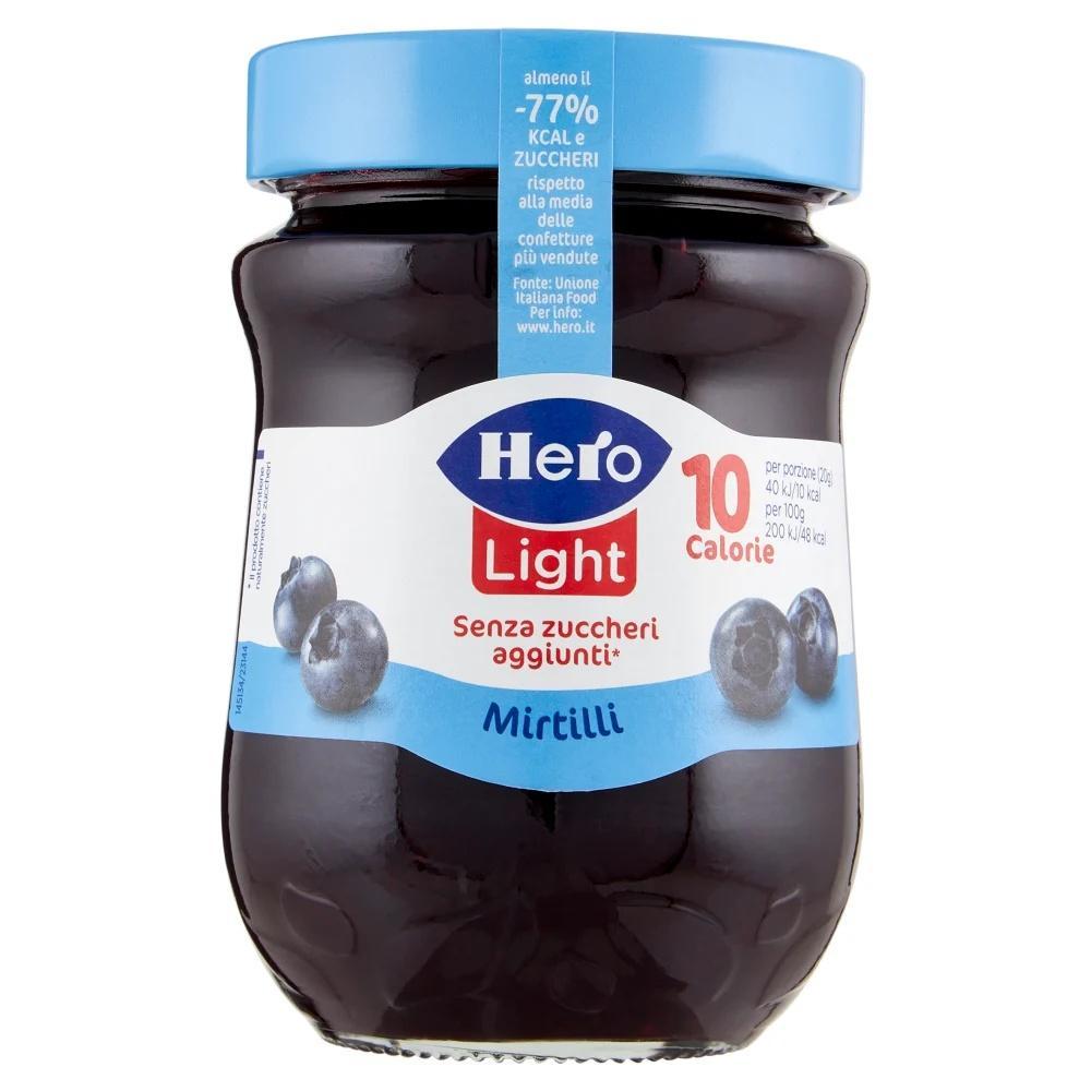 hero confettura ai mirtilli hero light 280 gr. - foto 1