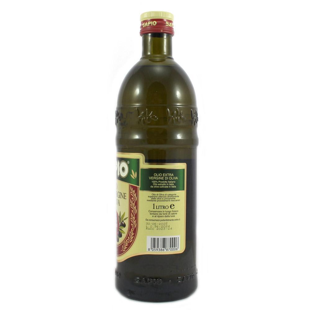 sapio, olioevoo, olioextravergine, 100italiano, condimento, cucinaitaliana, gourmet, food, instafood, qualitu00e0, bontu00e0, 1 LT, 2 sapio olio extra vergine di oliva 100% italiano sapio 1 lt - foto 2