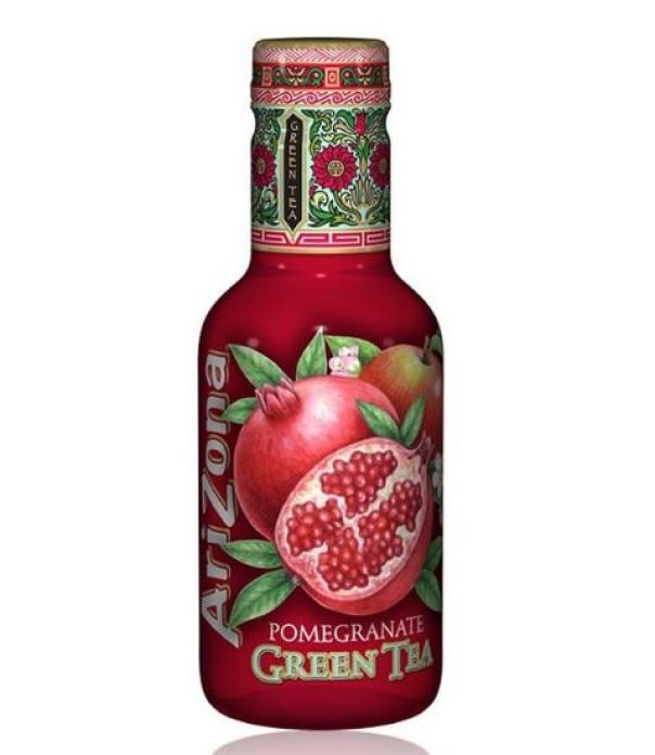 arizona tè verde al melograno arizona 500 ml. - foto 1