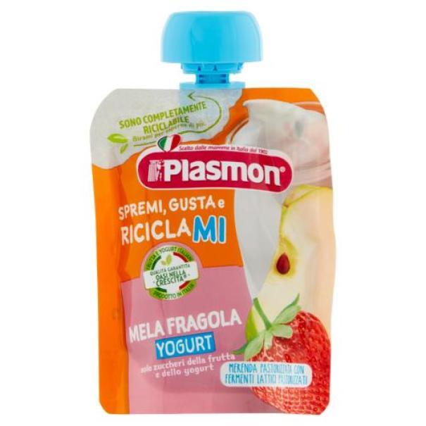 Spremi e Gusta Mela Fragola e Yogurt Plasmon 85 g