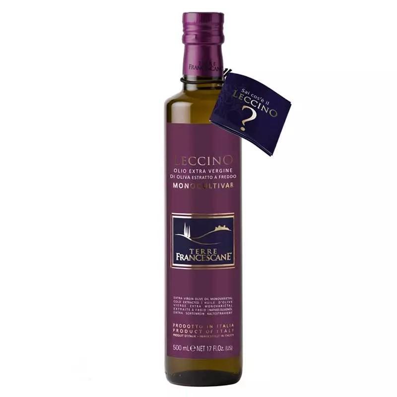 terre francescane olio extra vergine di oliva monocultivar leccino terre francescane 500 ml. - foto 1