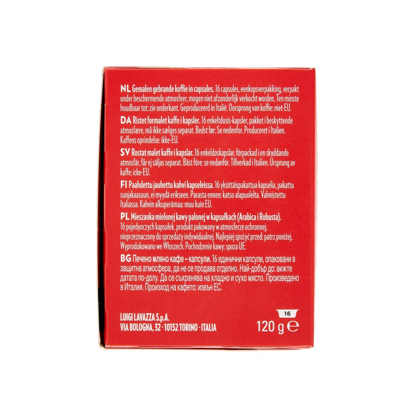 lavazza capsule caffe' a modo mio lavazza qualita' rossa ristretto 16 capsule - foto 2