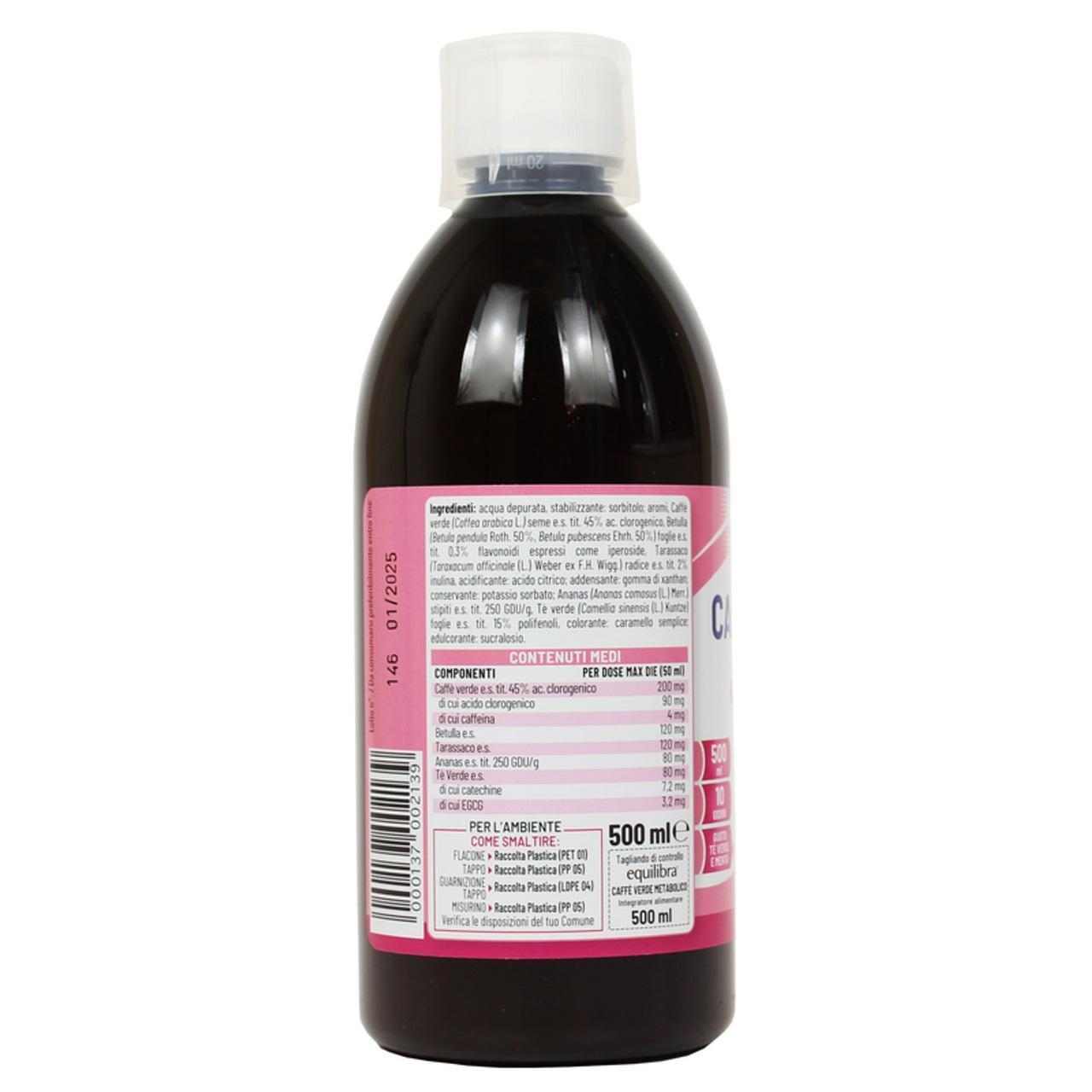 equilibra, drenante, integratore, benessere, salute, depurazione, liquidi, detox, cura, corpo, fitoterapia, naturale, qualitu00e0, bontu00e0, 500 ML, 2 equilibra integratore alimentare drenante equilibra 500 ml - foto 2