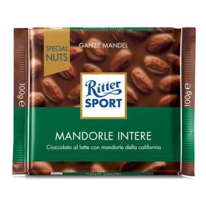 Tavoletta di cioccolato mandorle intere  100gr