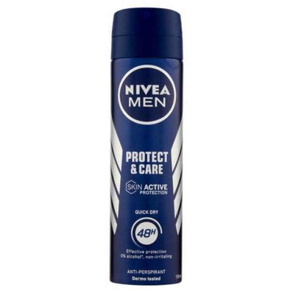 deodorante-spray-uomo-protect-and-care-48h-nivea-men-150-ml deodorante-spray-uomo-protect-and-care-48h-nivea-men-150-ml