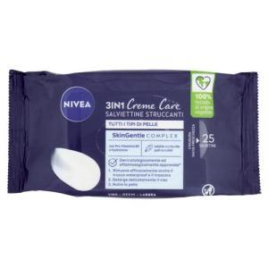 Salviettine struccanti biodegradabili per viso e occhi creme care  25 pezzi