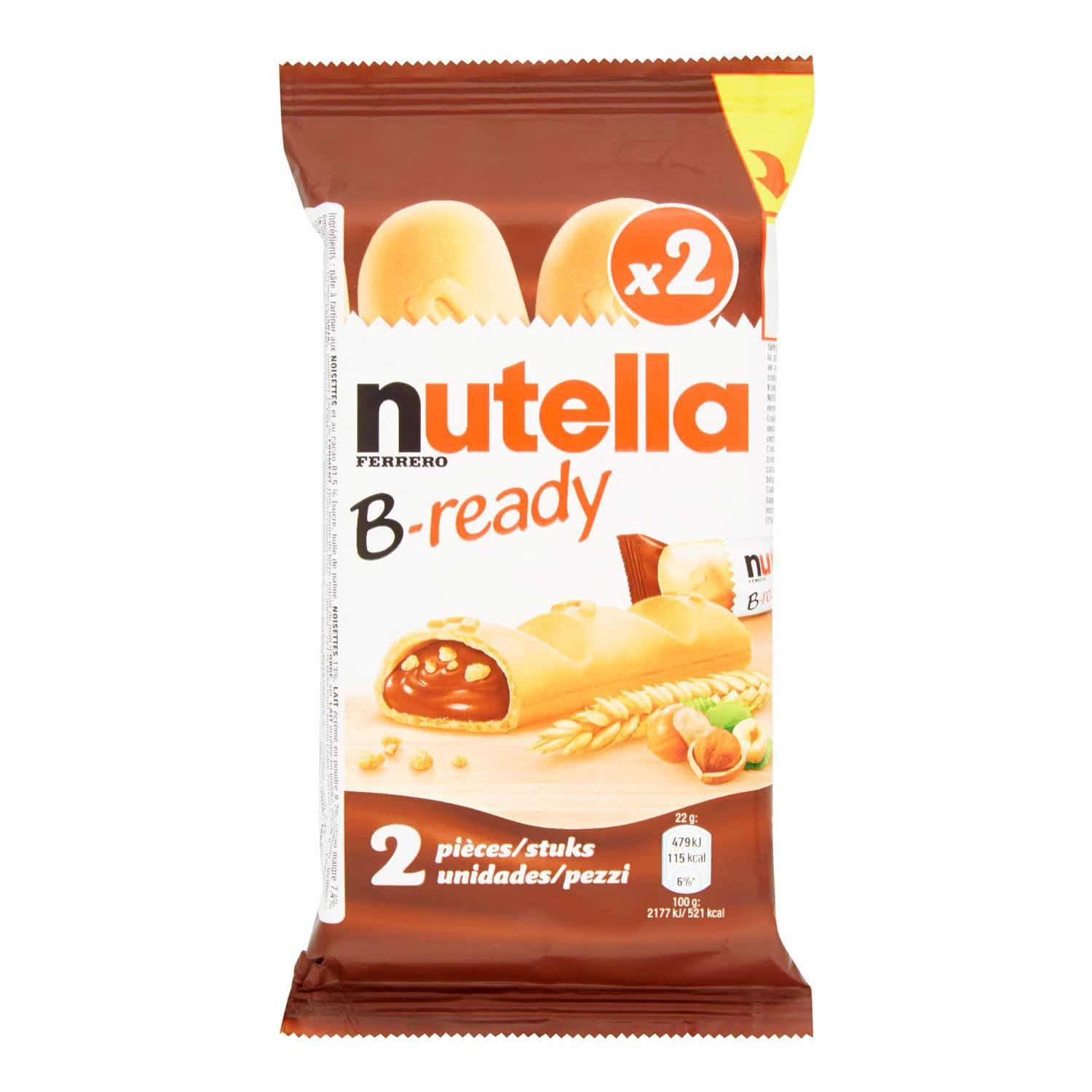 nutella merendina al cioccolato nutella b ready 44g - foto 1 nutella merendina al cioccolato nutella b ready 44g - foto 1