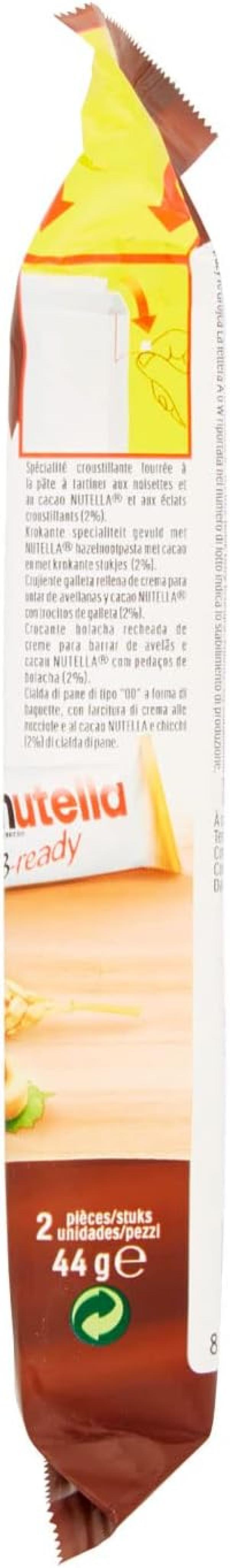 nutella merendina al cioccolato nutella b ready 44g - foto 4 nutella merendina al cioccolato nutella b ready 44g - foto 4