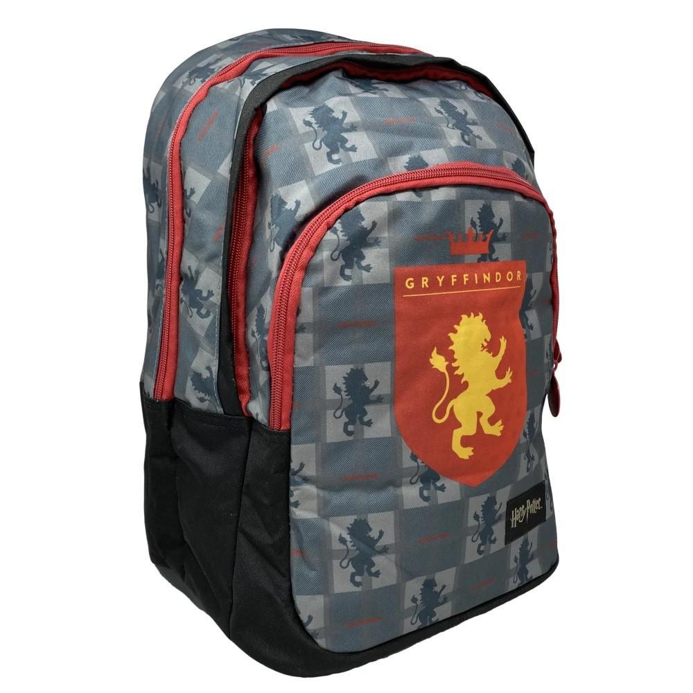 HarryPotter, Grifondoro, Gryffindor, ZainoScuola, Backpack, TravelBag, TempoLibero, WizardingWorld, Hogwarts, GDO, InvestSrl, 42x22x30 cm. difuzed zaino harry potter grifondor multitasche scuola viaggio tempo libero 42x22x30cm - foto 1