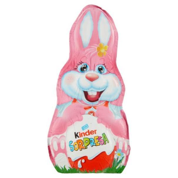 kinder coniglietta di cioccolato a figura cava con sorpresa lei da 75 gr. - foto 1