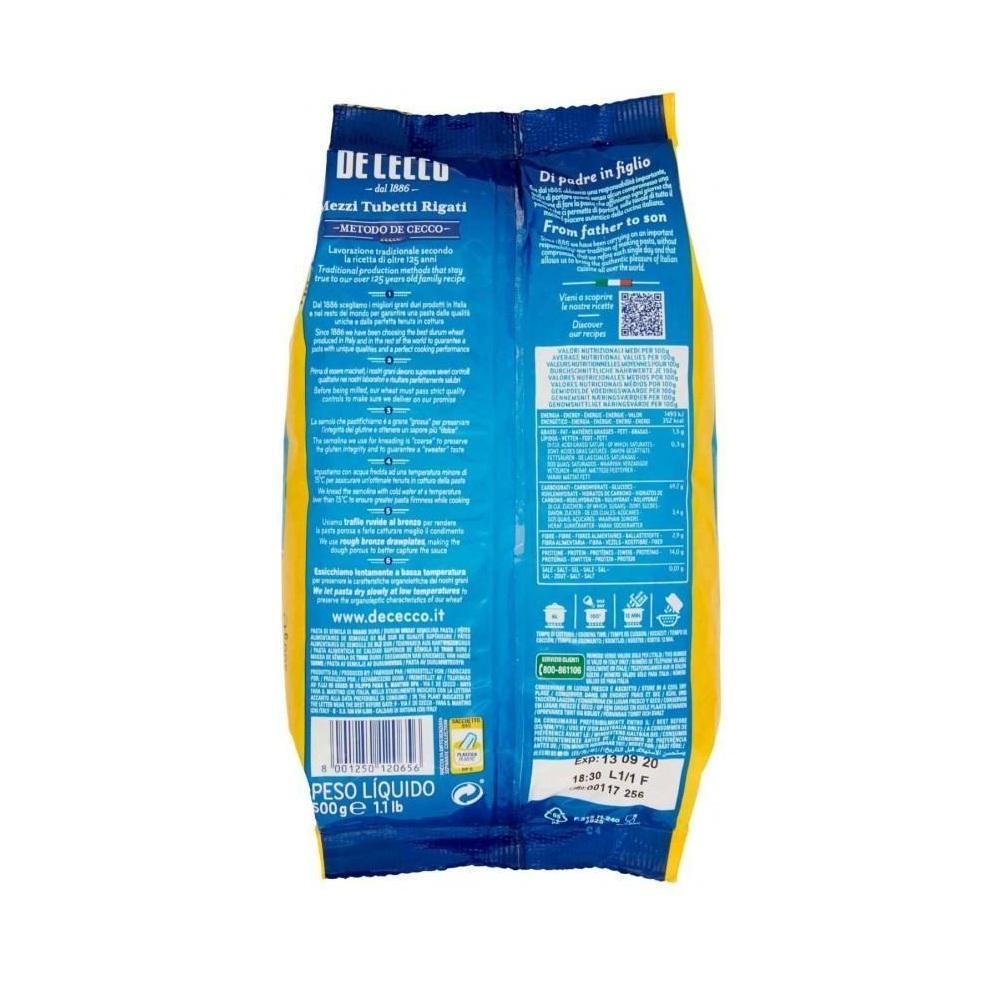 pasta-mezzi-tubetti-rigati-de-cecco-500gr-2 de cecco pasta mezzi tubetti rigati de cecco 500 gr - foto 2