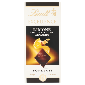 Cioccolato excellence tavoletta limone zenzero  100 gr