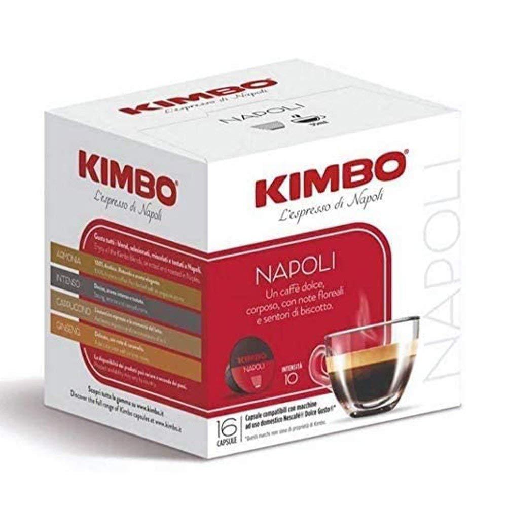 kimbo caffè capsule dolce gusto napoli kimbo 16 x 7 gr - foto 2
