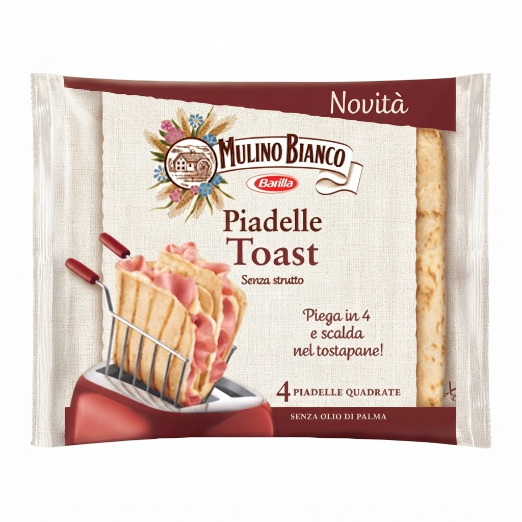 mulinobianco, piadelle, piadinetoast, piadina, prodottidaforno, spesaonline, 240 GR, MULINO BIANCO 240 GR, bonta, gusto fragrante, qualita, dispensa, piacere, fragranza, prodotti mulinobianco, 240gr, benessere, 240 GR mulino bianco piadelle toast mulino bianco 240 gr. - foto 1
