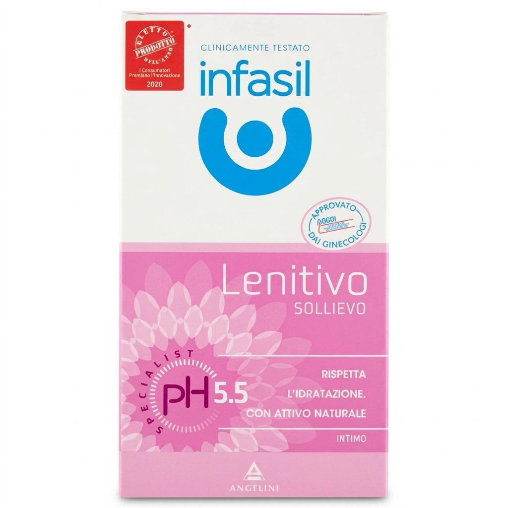 infasil detergente intimo lenitivo con estratto di malva infasil 200 ml. - foto 1