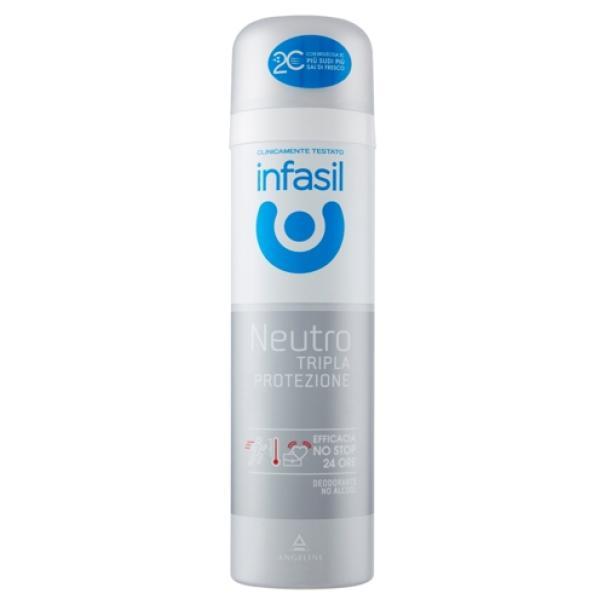 infasil deodorante spray neutro tripla protezione infasil - foto 1 infasil deodorante spray neutro tripla protezione infasil - foto 1