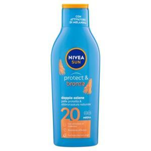 Latte solare protettivo protect e bronze fp20  sun 200 ml