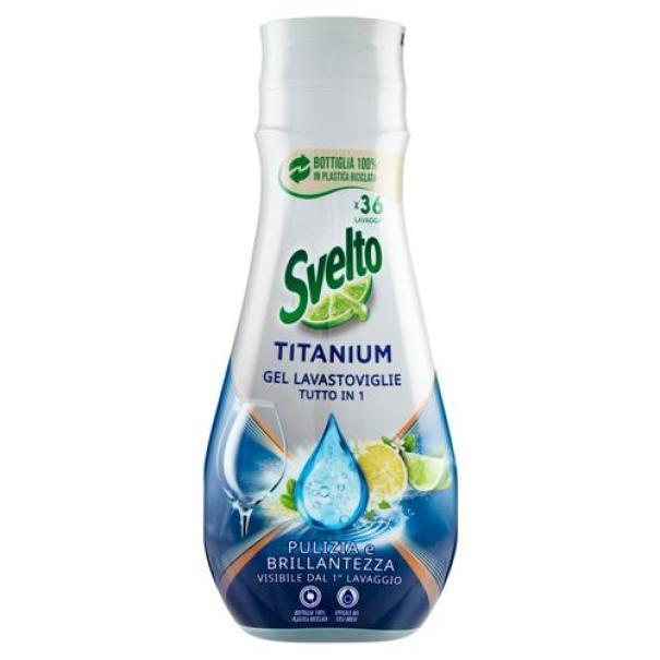 Gel per Lavastoviglie Tutto in 1 Crystal Shine 36 Lavaggi Svelto 640 ml