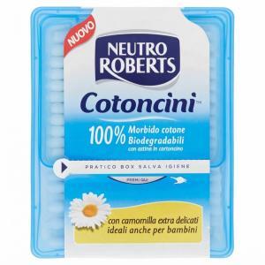 Bastoncini cotonati cotoncini con camomilla  260 pz
