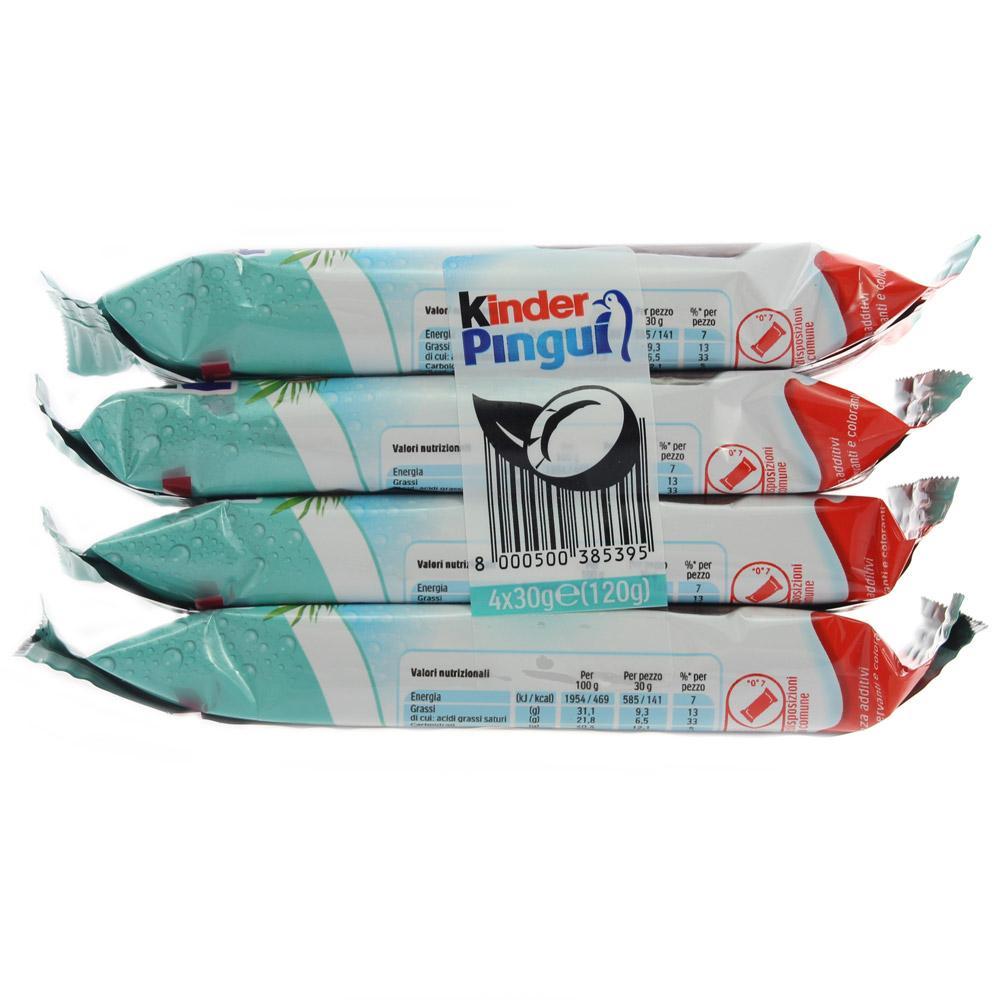 kinder merendina al cioccolato pingui cocco kinder 120 gr - foto 4