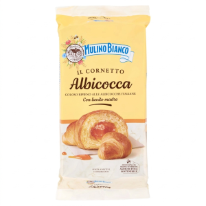 Cornetti con confettura di albicocche  300 gr.