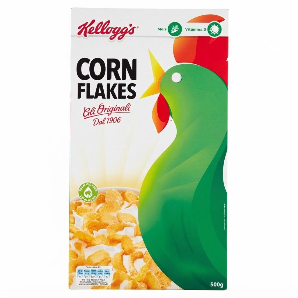 kellogg cereali classici di mais corn flakes kellogg's 500 gr - foto 1