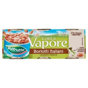Fagioli borlotti cotti a vapore