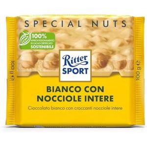 Tavoletta di cioccolato bianco nocciola  100 gr