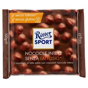 Tavoletta di cioccolata al latte nocciola senza lattosio  100 gr.