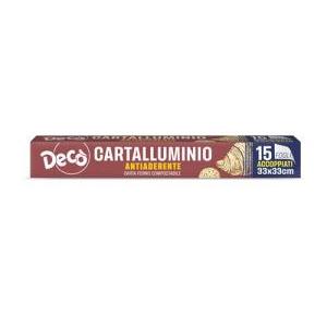 Carta alluminio per alimenti 30 metri decò