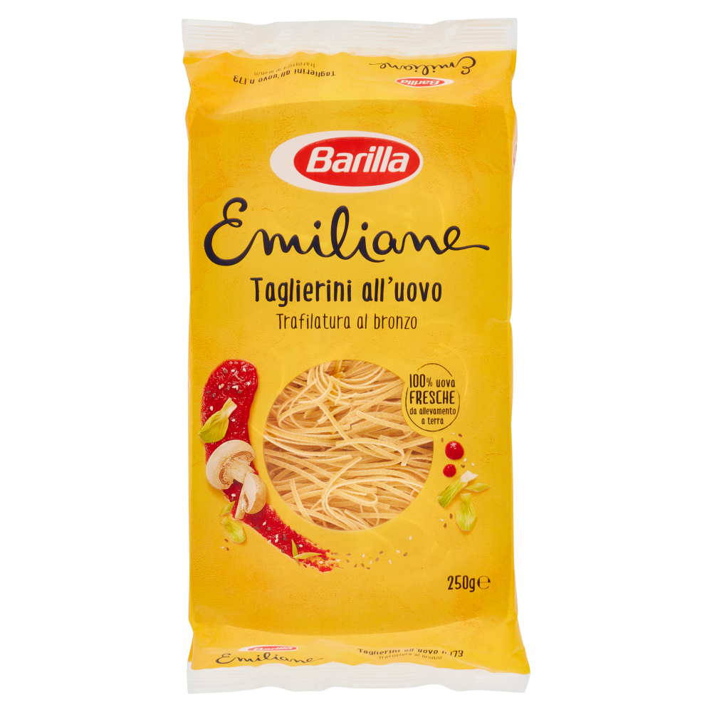 barilla pasta taglierini emiliane barilla 250 gr - foto 1