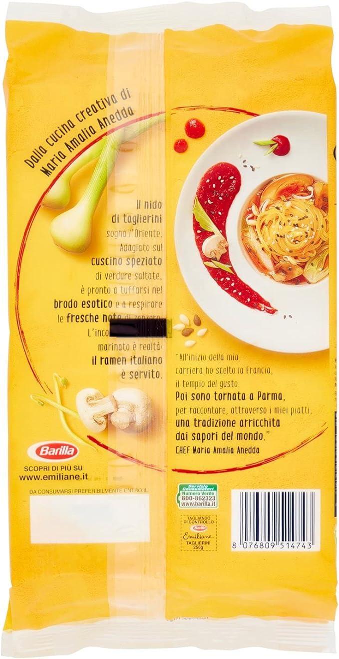 barilla pasta taglierini emiliane barilla 250 gr - foto 2