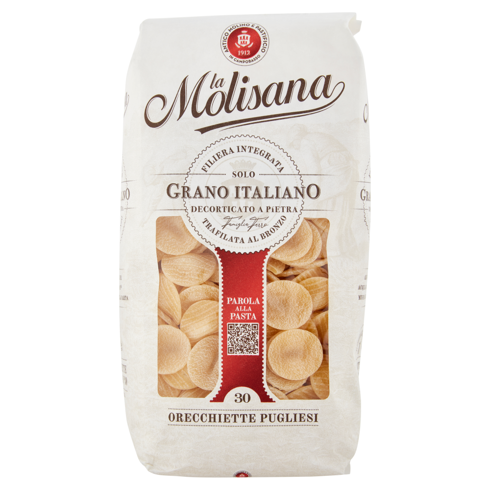 la molisana pasta orecchiette pugliesi la molisana 500g – grano 100% italiano e trafilatura al bronzo - foto 1