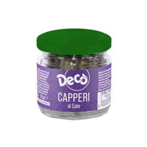 Capperi al sale decò vaso vetro 60 gr