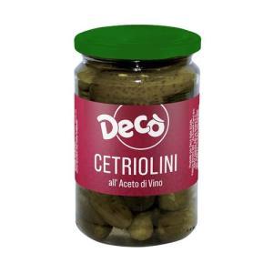 Cetriolini in aceto 290 gr decò