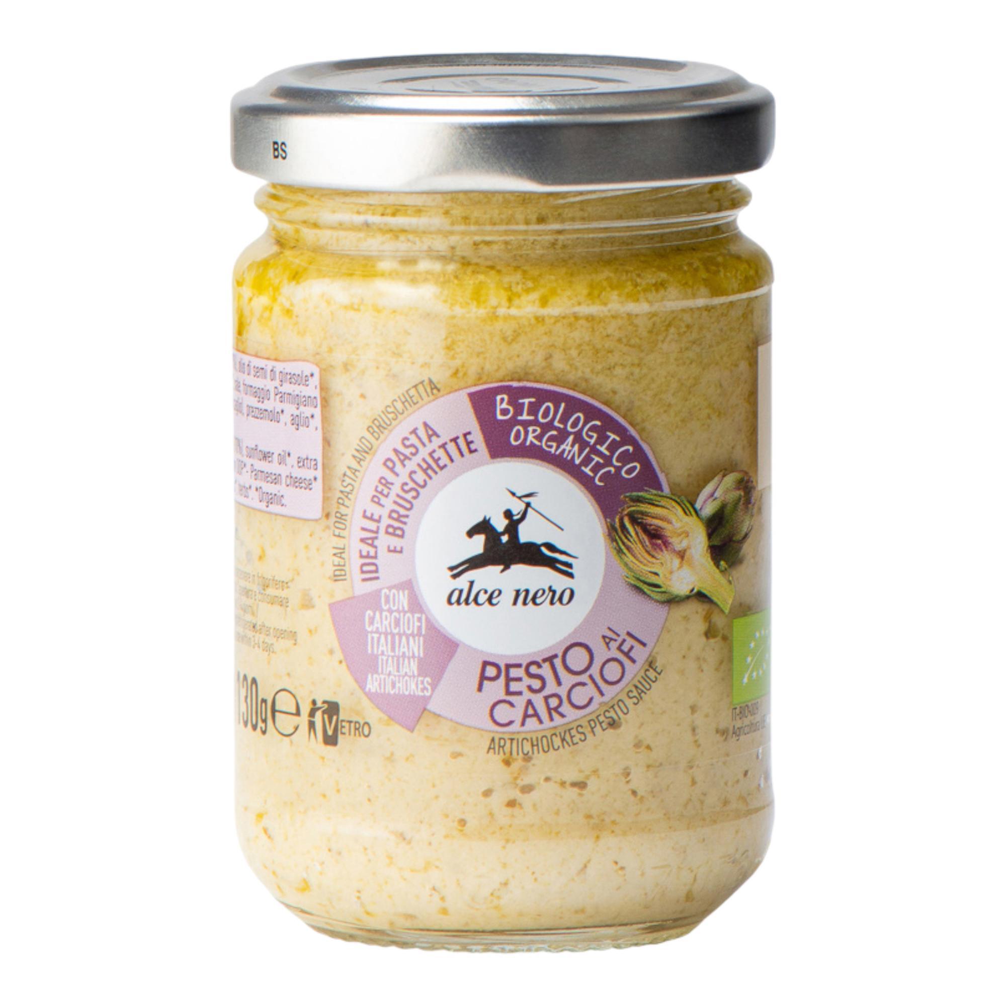 alce nero pesto ai carciofi bio alce nero 130 gr - foto 1
